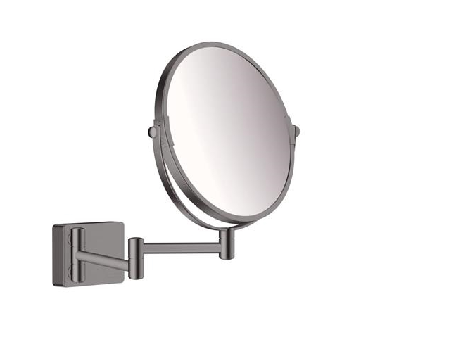 Kosmetisk spegel AddStoris borstad svart | Smink - Sminktillbehör - Sminkspeglar | GameStuff