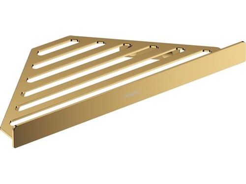 Hörnhylla AddStoris polerat guld | VVS Artiklar - Badrum - Badrum tillbehör | GameStuff