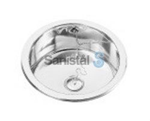 Juvel Barents vask BC313 Ø31 cm med prop, børstet