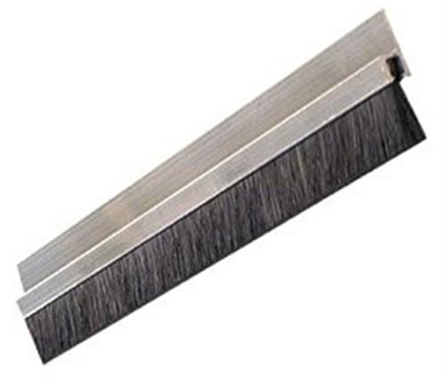 Børstelister 26mm 2,5m alu ubehandlet