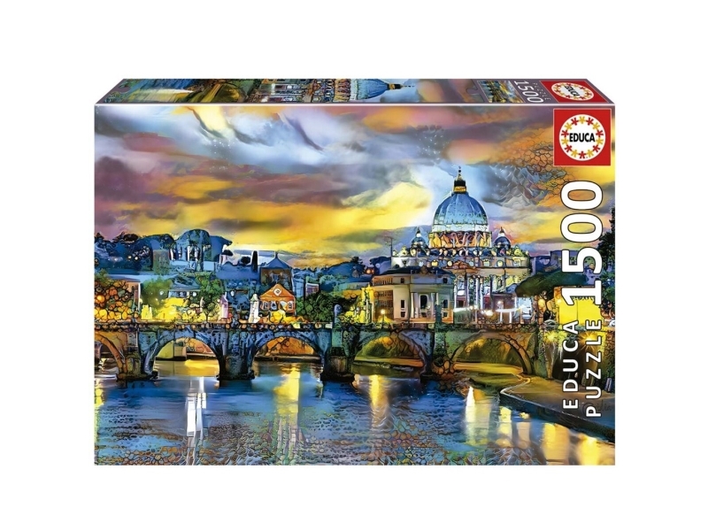 Educa 1500 St Peters Basilica &Amp St Angelo Bridge