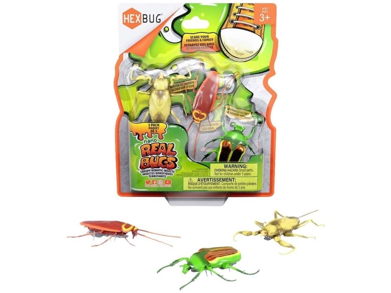 Hexbug Nano Real Bugs 3 Pack Asst.