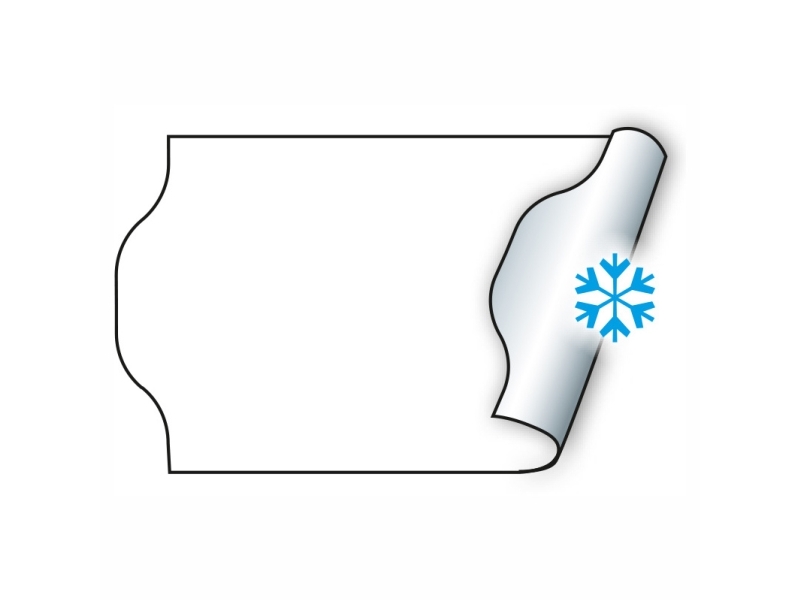 Tarra Meto 32x19mm valkoinen jääkaappi/pakastin 1000kpl/rulla 5rulla/pakkaus - (5 kpl)