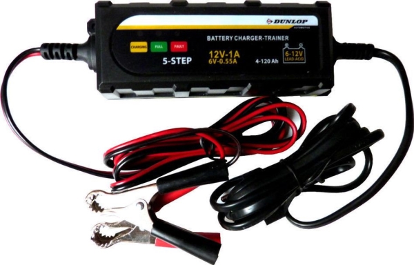 Dunlop Automatisk 5-stegs ackumulatorladdare Dunlop