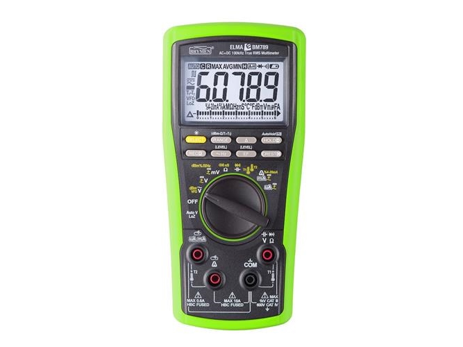 Elma BM789 multimeter, TRMS i slankt design | EL Artiklar - Verktyg för EL - Test- och kontrollutrustning | GameStuff