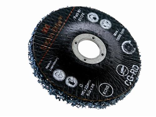 Grovrenserondel SB 115x22mm grov blå