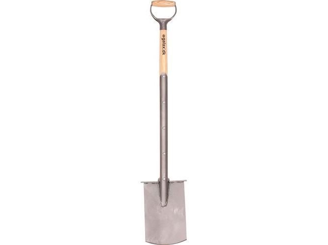 Galax entreprenørspade 116cm - Lakeret asketræsskaft m/D-jern greb, blad 29x19cm | Trädgården - Trädgårdsredskap - Spadar & Skyfflar | GameStuff