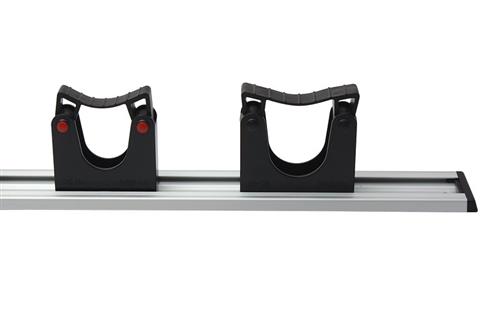 Aluskinne 900mm med 5 holdere