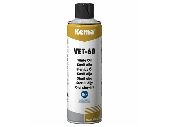 ITW Steriiliöljy VET-68 500ml ruisku elintarviketeollisuudelleväritön , tipaton