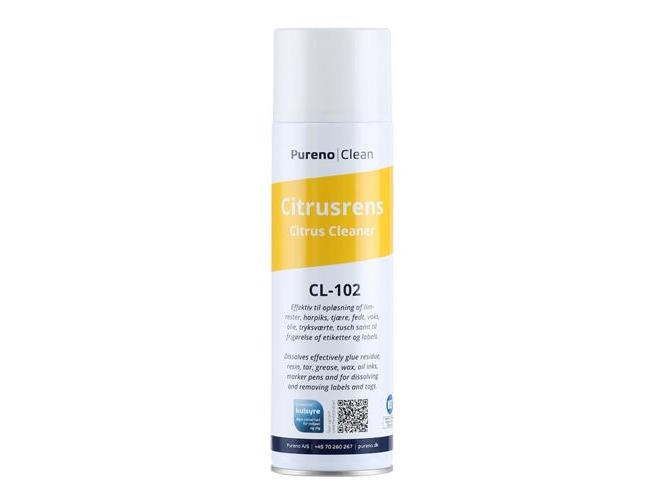 Citrusrens 500Ml Spray. Opløser Effektivt Limrester, Harpiks, Tjære, Fedt, Voks, Olie, Tryksværte, Tusch M.M.