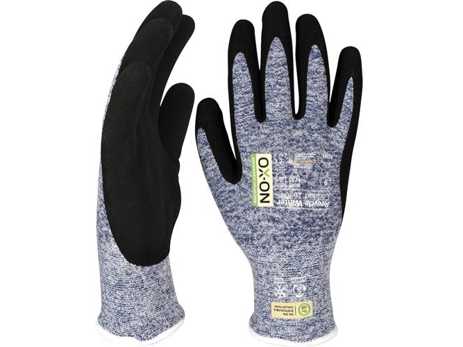 OX-ON vinterhandske str. 11 - Recycle Winter Comfort 16304, foret, god fingerføling | Kläder & Säkerhet - Handskar - Arbetshandskar | GameStuff