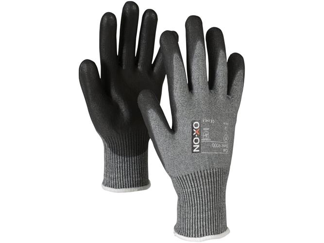 Leikkauskäsine Basic 9000 CutC musta/harmaa 11