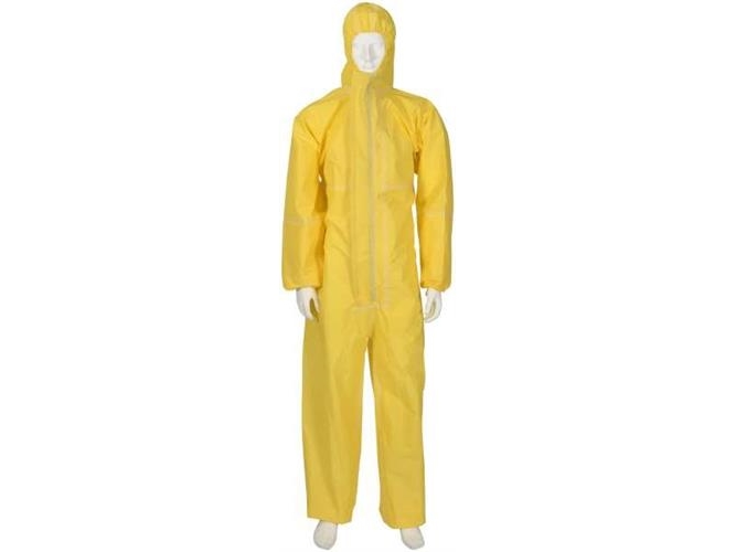 Beskyttelsesdragt Chem Comfort gul 3XL