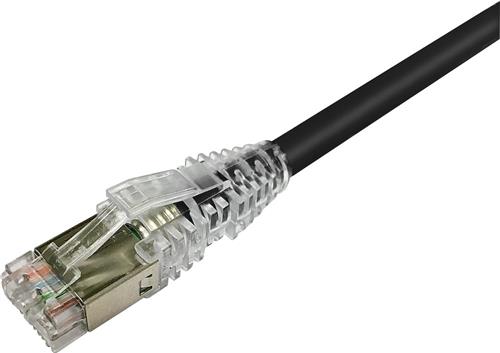 Netconnect Patchkabel Kat 6a S/ftp Pimf Længde: 3 0 M Farve: Sort Med Lszh Kappe
