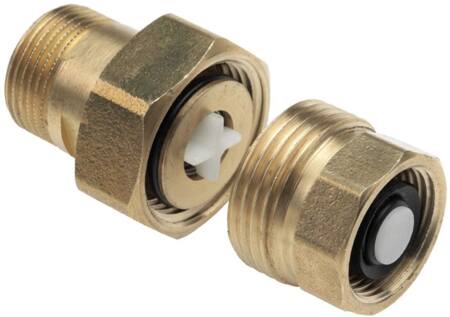 Csslr Plus lukkeautomat til trykekspansions beholdere. 3/4 tilslutningskobling. 3/4 nippel/mf med indbygget lukkeventil. | VVS Artiklar - Rör & Kopplingar - Rördelar i mässing | GameStuff