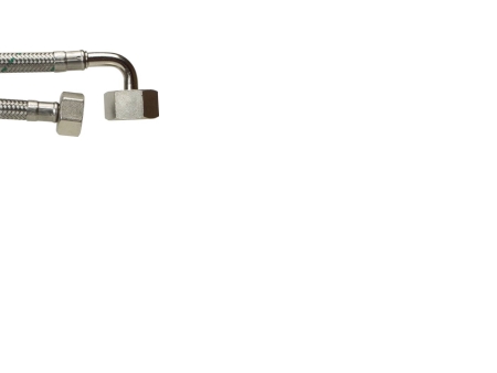 Sl ½ L x ¾ V 1500mm DN8 - Softpex Kallvarmvattenrostfri flätning | VVS Artiklar - Badrum - Tillbehör för tvättställ | GameStuff