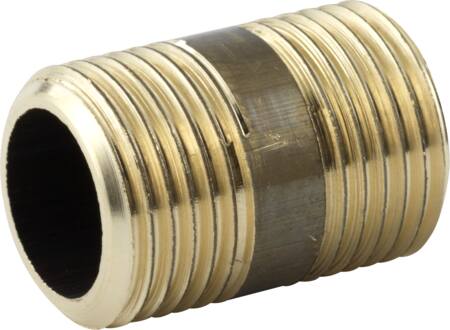 1/2 - 80mm messing nippelrør | VVS Artiklar - Rör & Kopplingar - Gänga rör och rördela | GameStuff