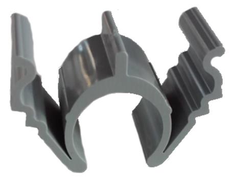 Groove clips PRO för att fästa 20 mm rör i frästa spår, medium flex - (50 st.) | Kläder & Säkerhet - Arbetskläder - Underkläder | GameStuff