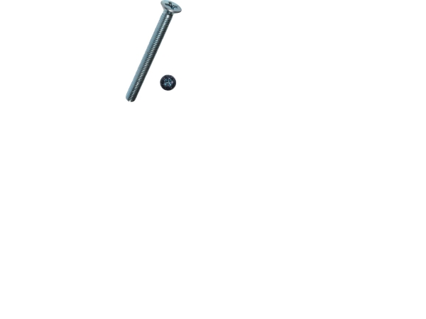 Maskinskruv M4x60 mm DIN 965 förzinkad, med försänkt huvud med Phillips spår PH2 - (100 st) | Lauritz Knudsen - LK FUGA - Övriga FUGA | GameStuff