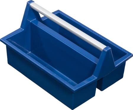 Allit Tragekasten Mcplus Carry P 40, Pp, Blau Ergonomischer Bügelgriff Aus Aluminium. 2 Große Fächer, - 1 Stück (457280)