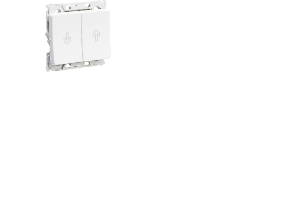 Opus66 Afbryder Jalousi 16Ax 250V Hvid