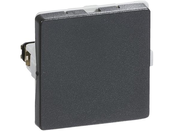 LAURITZ KNUDSEN LK FUGA Blænddæksel 1 modul, Koksgrå- I pose for DIY