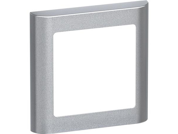 LAURITZ KNUDSEN LK FUGA SOFT ramme inkl. monteringsramme 1 modul, Stålmetallic- I pose for DIY