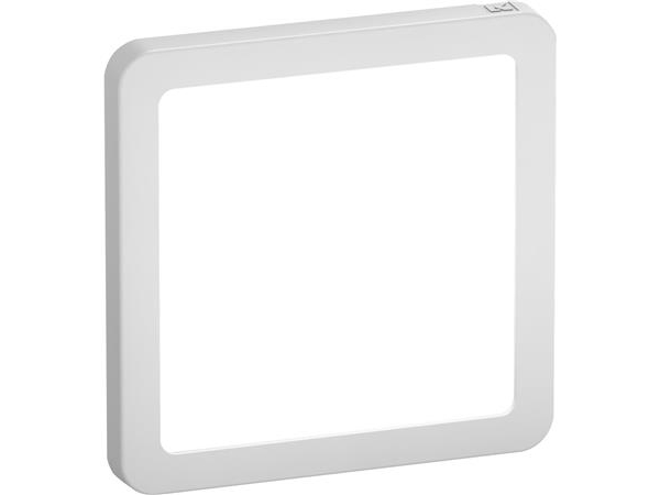 LAURITZ KNUDSEN LK FUGA SLIM ramme inkl. monteringsramme 1 modul, Hvid- I pose for DIY