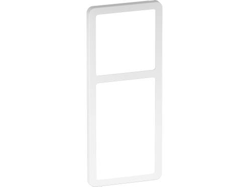 LAURITZ KNUDSEN LK FUGA SLIM ramme inkl. monteringsramme 2½ modul, Hvid- I pose for DIY