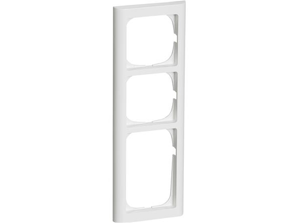 LAURITZ KNUDSEN LK FUGA SOFTLINE 63 ramme 3½ modul, Hvid- I pose for DIY, gl. model