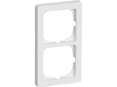 LAURITZ KNUDSEN LK FUGA BASELINE 63 ramme 2 x 1 modul, Hvid- I pose for DIY