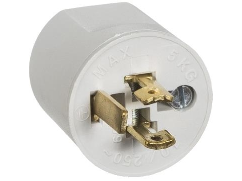 LAURITZ KNUDSEN Lampestikprop med jord 2P med jord, Lysegrå- I pose for DIY