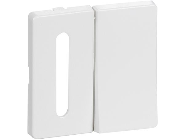 LAURITZ KNUDSEN LK FUGA Afdækning for skydelysdæmper 1 modul, Hvid- I pose for DIY