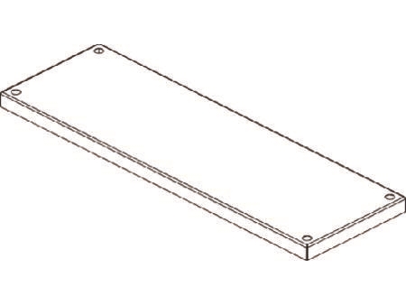 CUBIC Dæksel, 1 x 3 modul, 182 x 566 mm BxH | EL Artiklar - Elcentral - Diverse utrustning för svarta tavlor | GameStuff