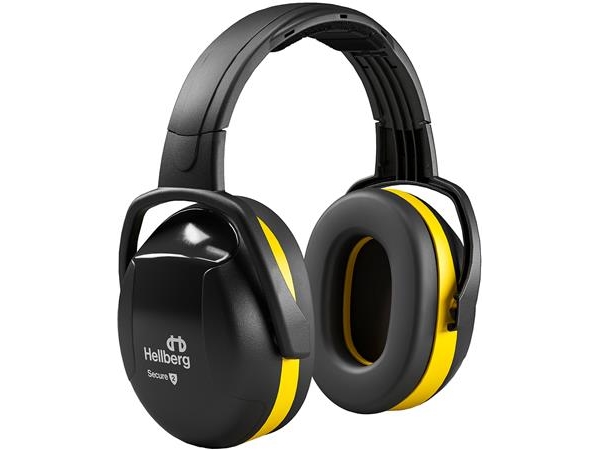Hellberg Hearing Protection Secure 2 - Passiv. hängare. nivå 2, SNR 30dB gul | Kläder & Säkerhet - Säkerhetsutrustning - Hörselskydd | GameStuff