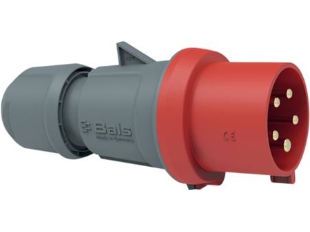 CEE stikprop 32A 400V klokken H6 5 polet rød, IP54, skrueløs Quick connect, polyamid | EL Artiklar - Cee & multipolär - Cee material | GameStuff