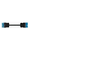 WAGO Mellemkabel 6 Meter Halogenfri Eca Hun/Han 5P I 5G 2,5 mm² blå