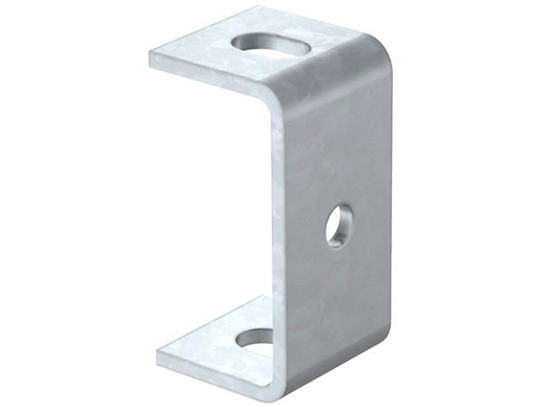 Obo Deckenbefestigung Db Höhe 40 Mm, Breite 40 Mm, Länge 80 Mm Feuerverzinkt