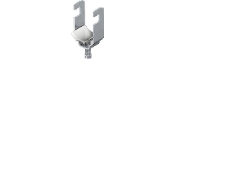 OBO Kabelklämma typ F för U-plan- och vinkelprofil 4-12 mm, kabel Ø16-22 mm varmförzinkat stål | Rutter och fästanordningar - Skruvklämmor | GameStuff