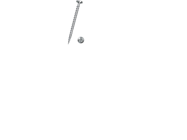 Spunskrue 4,0x30 mm med panhoved og AT drive kærv AT20, elforzinket - (100 stk.) | Verktyg & Verkstad - Skruvar & Muttrar - Maskinskruv | GameStuff