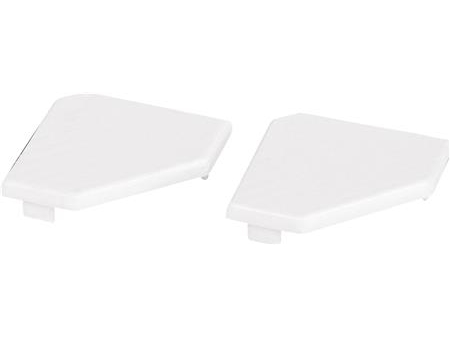 Ändlock Art Corner White 2 st, för E-7504028 Profil Art Corner 2m White PROFESSIONAL | Belysning - Inomhusbelysning - Infälld spotlight | GameStuff