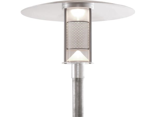 Dekanon Parkleuchte F. Ø60 Mm Mast, Verzinkt, Philips Led 28W 3000K 1617 Lm, Kl. Ii M. 3,5 M Kabel 230V, Ip56, Ik10