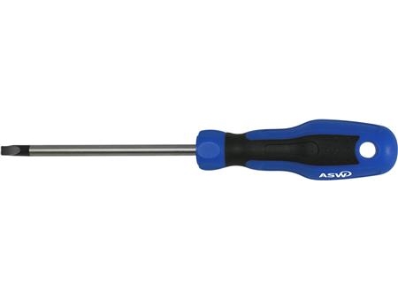 Skruvmejsel rak slitsad 1.0x5.5x125mm med tvåkomponentshandtag och oisolerat blad i krommolybdenstål CR-MO | EL Artiklar - Verktyg för EL - Övriga | GameStuff