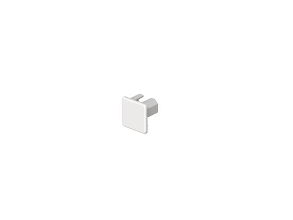 Endestykke 20x20 Mm Perlehvid Ral 9016