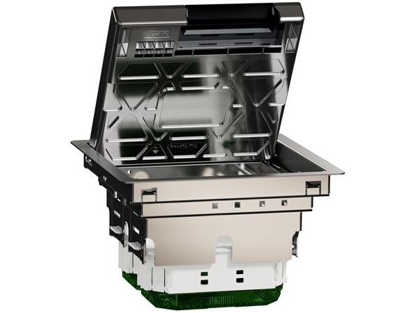 Gulvboks-M 4 modul Metal - IP20 | EL Artiklar - Vägar & tillägg - Avancemang material | GameStuff