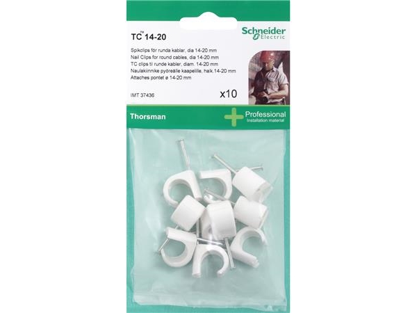 Schneider Electric Thorsman Tc 14-20 Vinų Segiklis, 10 Vnt., Baltas, Vartotojų Pakuotė