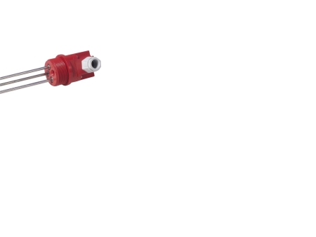 CARLO GAVAZZI 1½ RG, 2stk. Ø5mm 1m lange isoleret elektroder, med forskruning PG13 og skrueterminaler