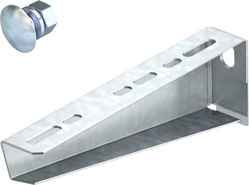 OBO konsol MWA 12 FS för kabelstege/bärare med bredd 210 mm, elgalvaniserad