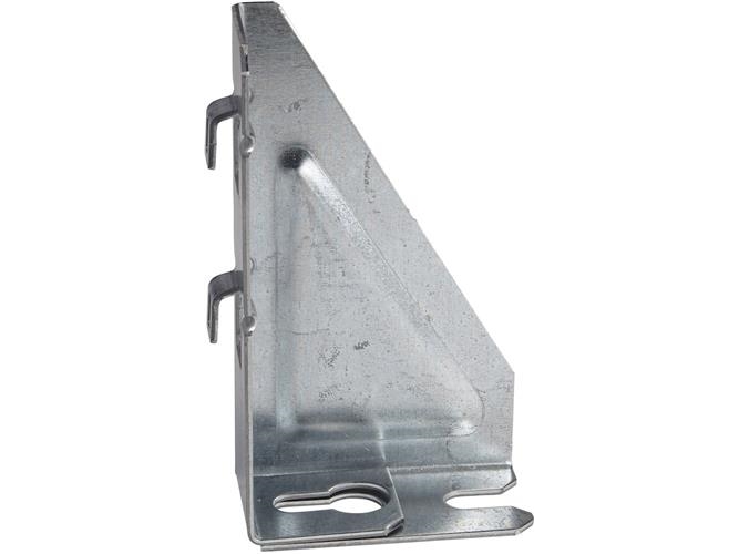 WIBE GROUP Fäste för gallerbricka 300 mm höjd 82 mm, bredd 344 mmskruvlös monteringförzinkad | EL Artiklar - Vägar & tillägg - Avancemang material | GameStuff