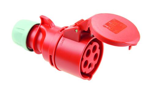 Verlängerungskabel Cee 5P 16A 380V H6 Ip44 Rot